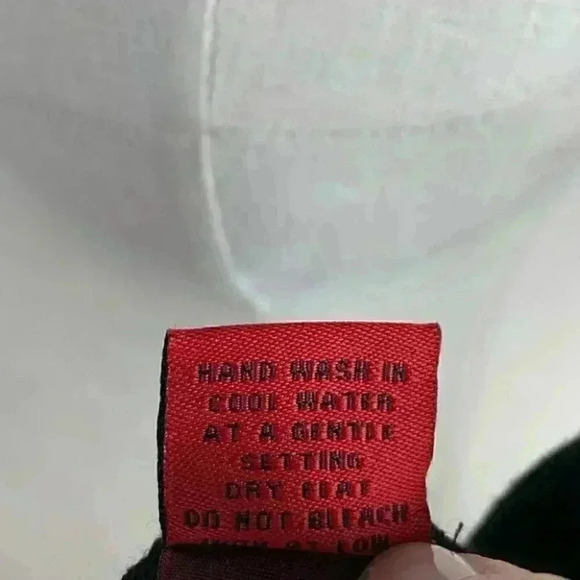 Red Womens sweater size XL black gray button down cardigan - Picture 6 of 7